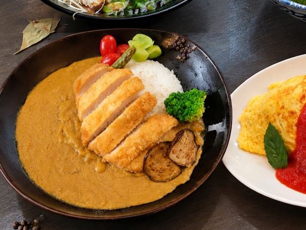 Katsu curry with rice
